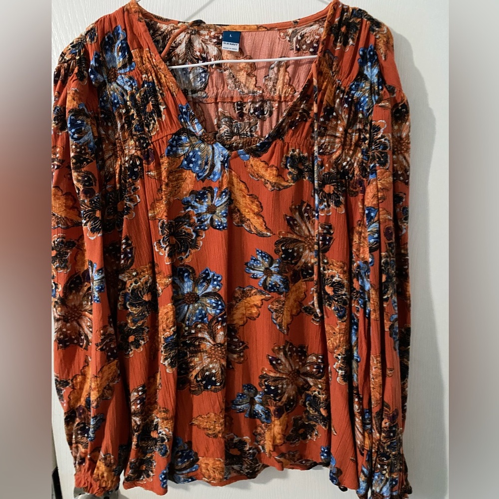 Women’s Orange Floral top